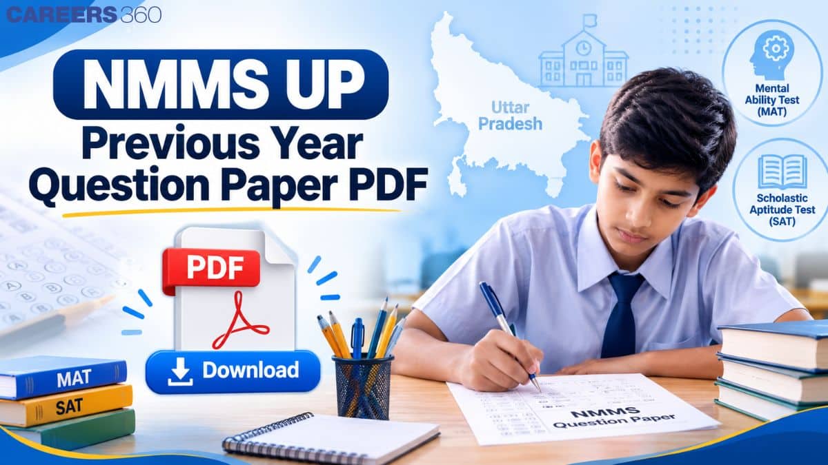 NMMS UP Previous Year Question Papers PDF with Answer Key (MAT & SAT) 2026, 2025, 2024